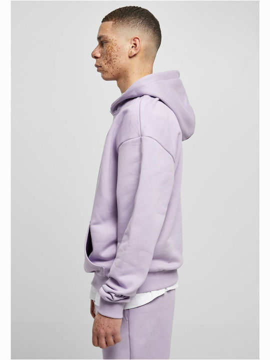 Urban Classics Men's Sweatshirt with Hood Purple