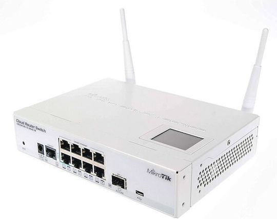 MikroTik CRS109-8G-1S-2HnD-IN Wireless Router Wi‑Fi 4 with 8 Gigabit Ports