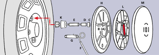 Lampa Schutz für Auto Räder 1Stück