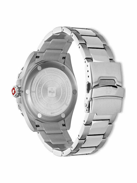 Ceas Swiss Military Hanowa Offshore Diver II cu Baterie și Brățară din metal Ceas Swiss Military Hanowa Offshore Diver II cu Baterie și Brățară din metal