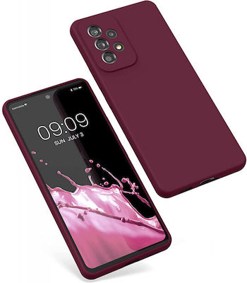 KWmobile Rubber Coperta din spate Silicon Magenta Purple (Galaxy A53) 57835.197