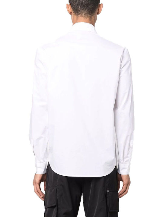 Just Cavalli Men's Shirt Long Sleeve White