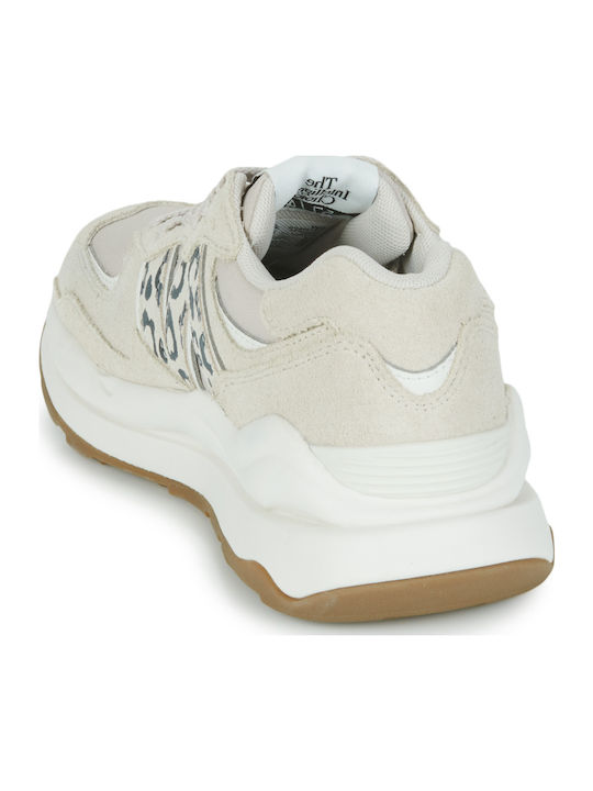 57/40 Γυναικεία Chunky Sneakers Μπεζ