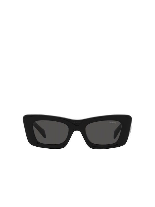 Prada Women's Sunglasses with Black Acetate Frame and Black Lenses SPR 13Z 1AB5S0