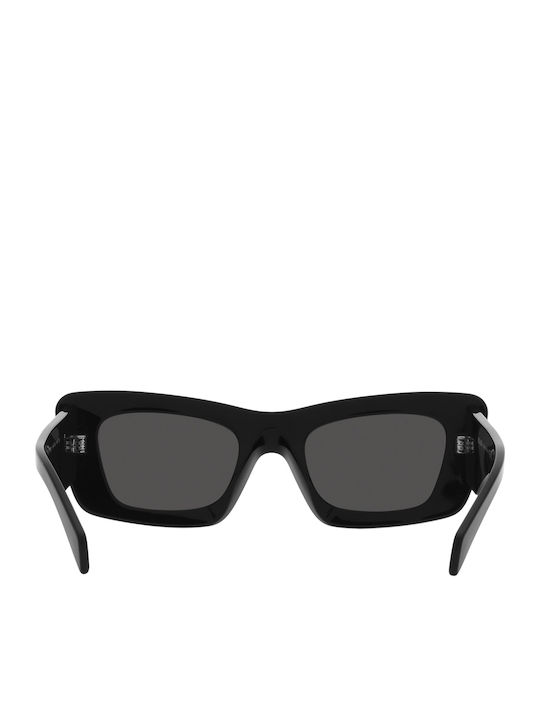 Prada Ochelari De Soare Pentru Femei Cu Ramă Neagră Din Plastic Și Lentile Gri PR13Z2 1AB5S0