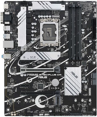 Asus Prime B760-Plus D4 Placă de bază ATX cu Intel 1700 Socket