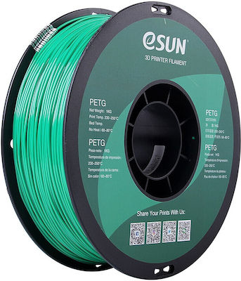 Esun PETG Filament pentru imprimante 3D 1.75mm Solid Green 1kg