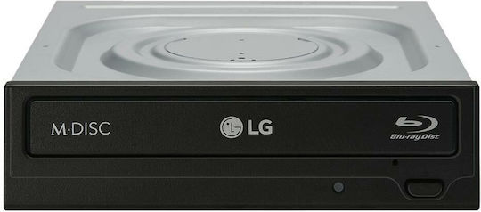 Hitachi-LG Data Storage BH16NS55 Вътрешен Оптично устройство Запис/Четене Blu-Ray / DVD/CD за Настолен Компютър Черен