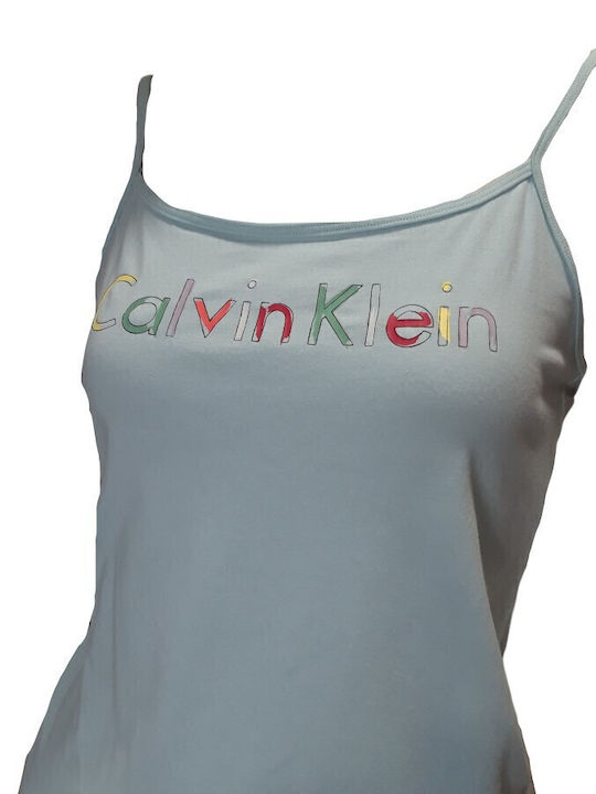 Calvin Klein Καλοκαιρινή Γυναικεία Βαμβακερή Μπλούζα Πιτζάμας Veraman