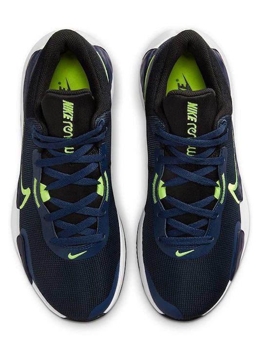 Renew Elevate III Χαμηλά Μπασκετικά Παπούτσια Black / Volt / Midnight Navy / White