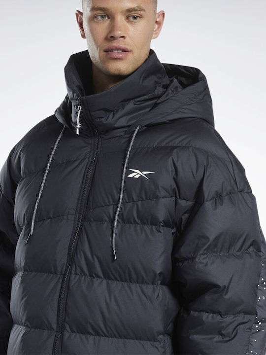 Vector Χειμωνιάτικο Μπουφάν Puffer Μαύρο