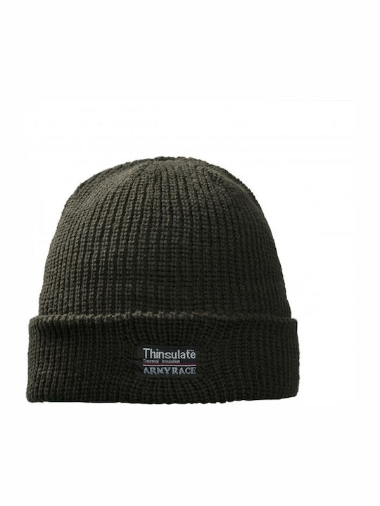 Army Race Thinsulate Knitted Beanie Cap Khaki