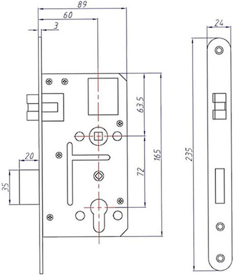 Orbita Technology Lacăt Electronic E3042 în culoare Argintiu