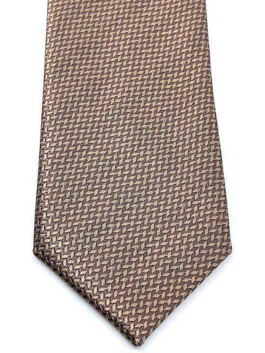 Legend Accessories Men's Tie Set Printed Brown