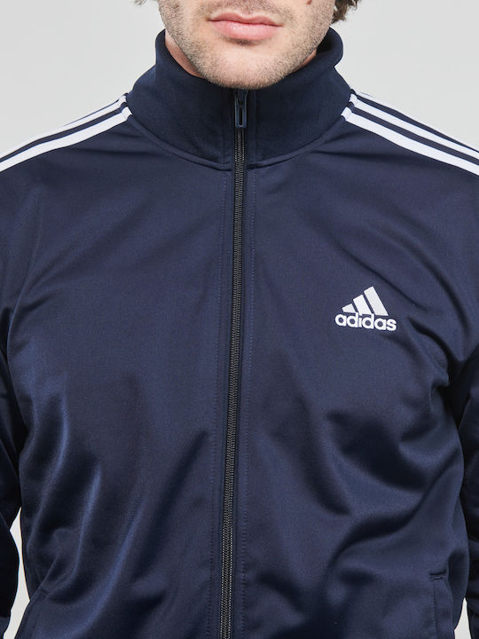 Tracksuit Glossy with Elastic Navy Blue
