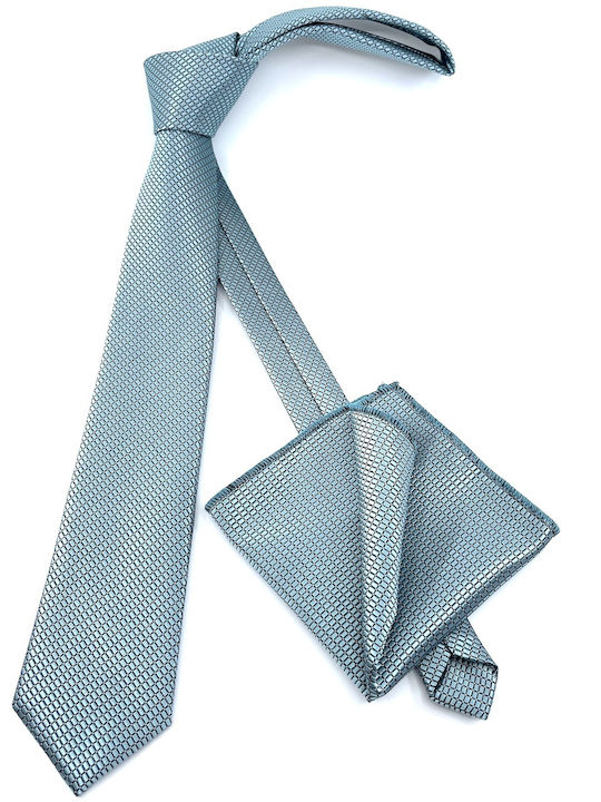 Legend Accessories Herren Krawatten Set Gedruckt Elightblue