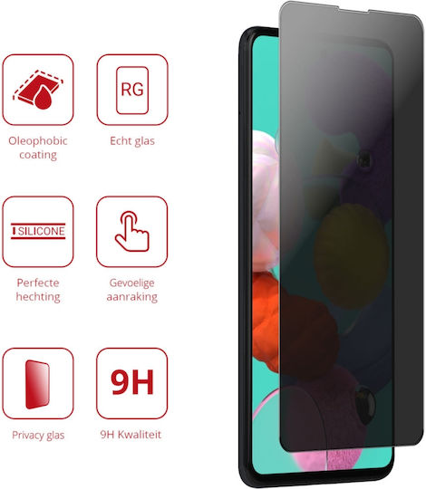 Rosso Privatsphäre Gehärtetes Glas (Galaxy A51) 110531