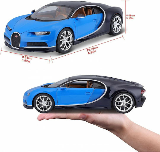 Bburago Bugatti Chiron Αυτοκινητάκι Bugatti Chiron Die-Cast Μπλε 1:18 για 3+ Ετών