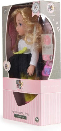 Moni Puppe für 3+ Jahre alt+ Jahre 36cm.