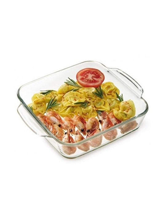 Simax Τετράγωνο Πυρίμαχο Σκεύος Γυάλινο 37x32x7.5cm