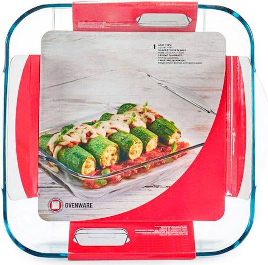 Pasabahce Glass Square Heat-Resistant Cookware 3200ml