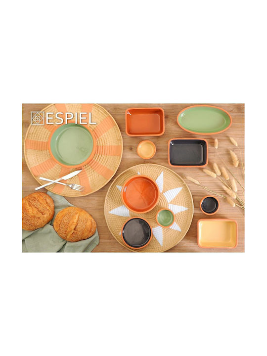 Espiel Terracotta Ceramic Rectangular Heat-Resistant Cookware 16x12x4.5cm