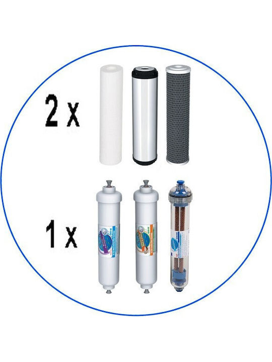 Aqua Pure Water Filter Replacement Reverse Osmosis (RO) made of Activated Carbon 10" RO 9pcs