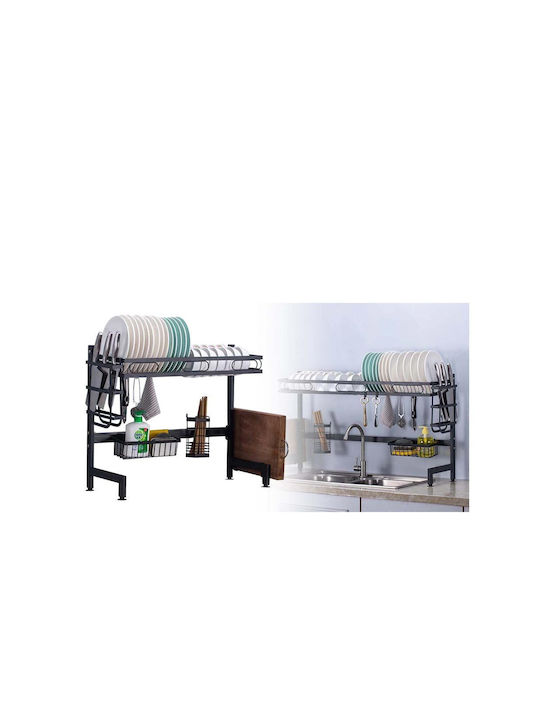 Timeless Tools Στραγγιστήρι Νεροχύτη Μεταλλικό Μαύρο 64x28x54.5cm