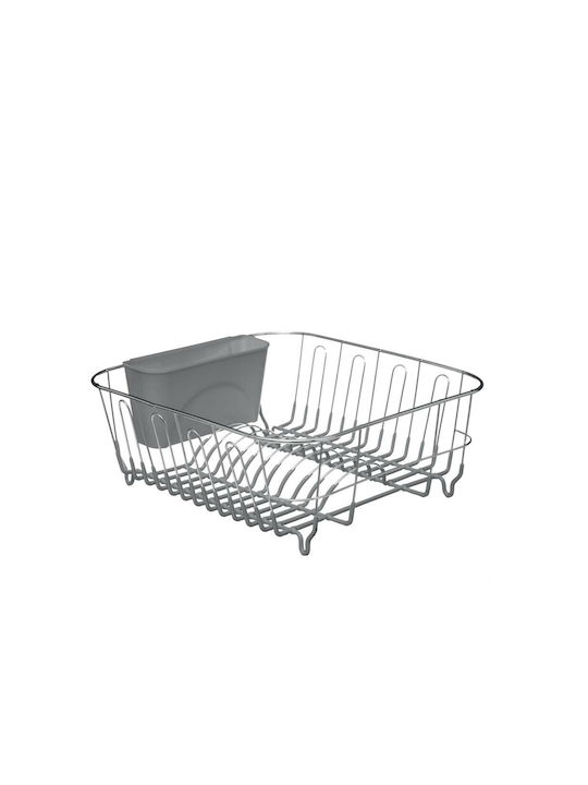 5Five Metallic Gray Sink Strainer 37x33x13.5cm