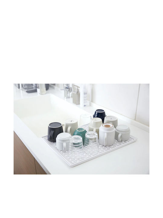 Yamazaki Plastic White Drying Surface 42.5x30.7x1.5cm
