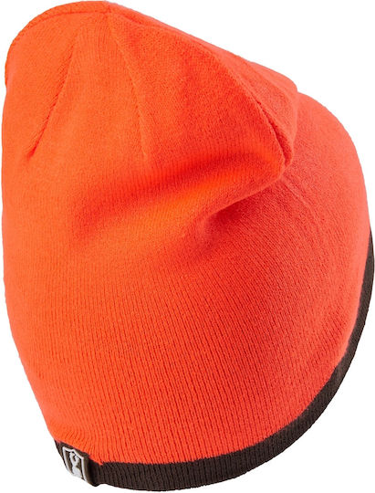 Beanie Ανδρικός Reversible Σκούφος Πλεκτός σε Κόκκινο χρώμα