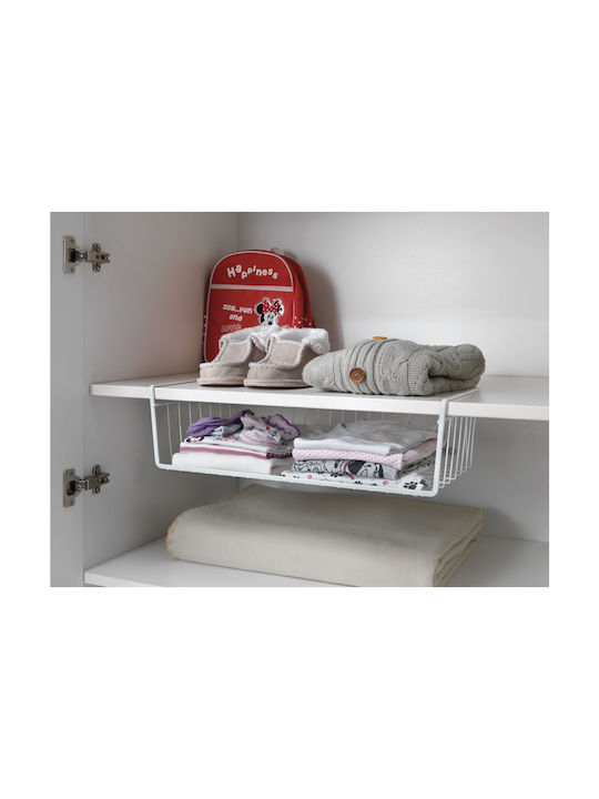 Metaltex Babatex Kitchen Organizer Racks Metallic in White Colour 26x30x14cm