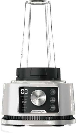 Ninja Foodi Power Nutri Μπλέντερ με Πλαστική Κανάτα 2.1 lt 1200W Silver