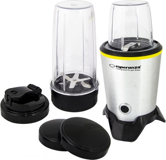 Esperanza Blender With Plastic Jug 1 Lt 1000W Inox EKM028