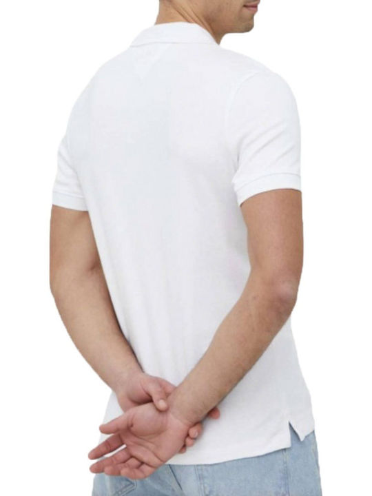 Guess Men's Short Sleeve Blouse Polo White