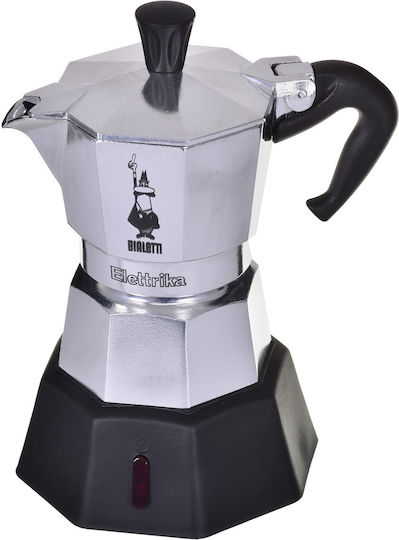 Bialetti Moka Elettrika Ηλεκτρικό Μπρίκι Espresso 2cups 170W
