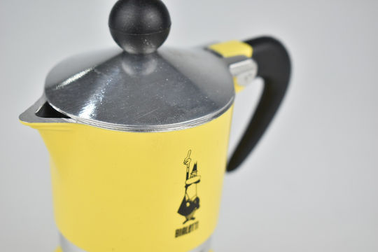 Bialetti Regenbogen Espressokocher für den Herd 1 Tassen Gelbe