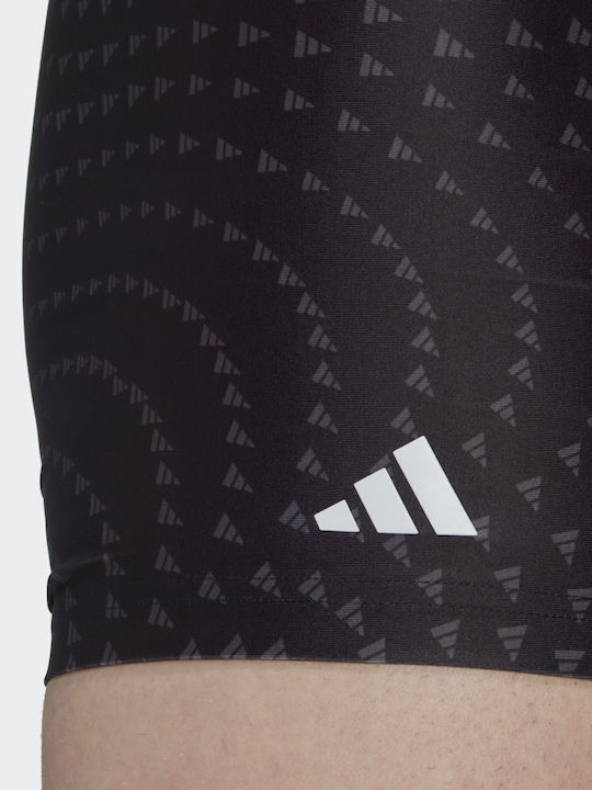 Performance Men's Swimwear Shorts Black / Grey Six with Patterns