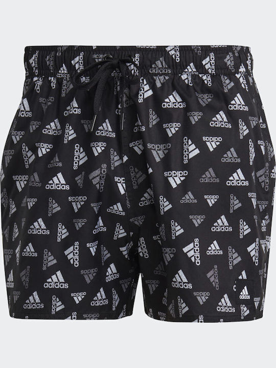 Performance Ανδρικό Μαγιό Σορτς Μαύρο με Σχέδια