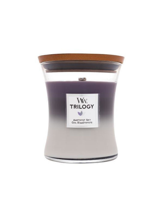 WoodWick Scented Candle Trilogy Jar with Scent Amethyst Sky Multicolour 275gr 1pcs