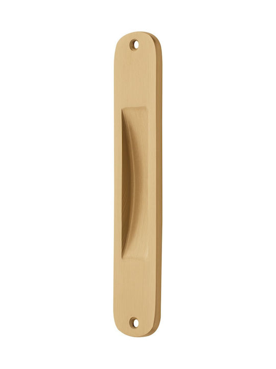 Zogometal 219 Door Flush Handle with Key Hole Matte 178mm (Hole Centers 162mm) 219