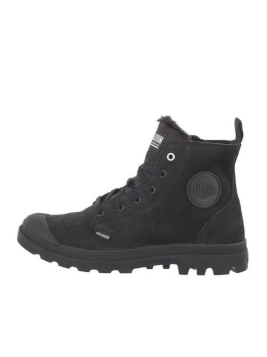 Palladium Pampa Hi Zip Ανδρικά Μποτάκια Μαύρα