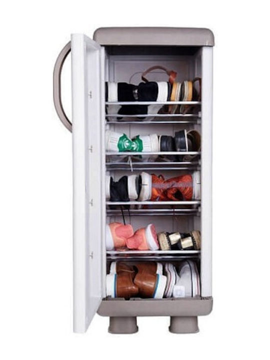 Smart Cabinet Shoe Rack Made of Polypropylene with 5 Shelves Suitable for Small Spaces 42x36x89 cm PP04