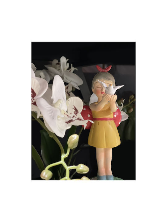 InTheBox Decorativ Statuetă din Polirășină Travel Girl 1 12.5x12.5x29cm 1buc