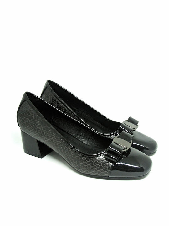 Camille Anatomical Black Pumps