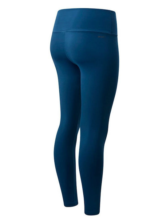 Achiever 7/8 Alergare Colanti de femei Cropped Colanti Talie inalta Albastru