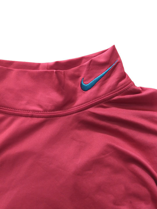 Nike Pro Core Bluza termica pentru barbati cu maneci lungi Compresie Rosu