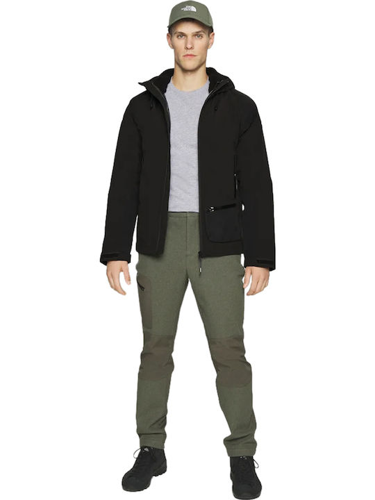 Marl Winter Jacket Black