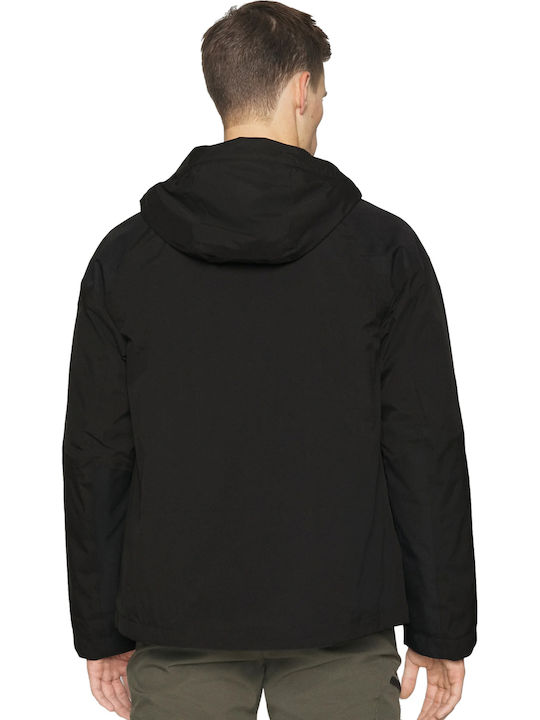 Marl Winter Jacket Black