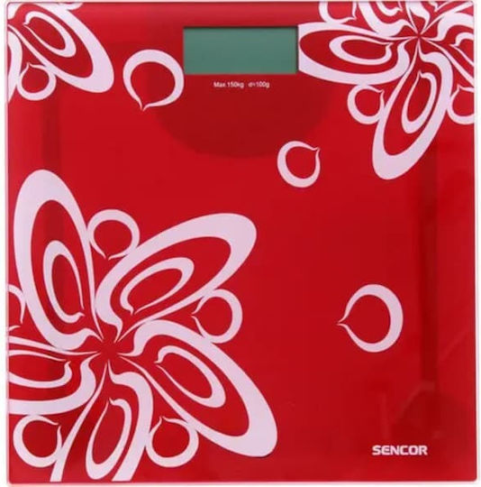 Sencor SBS 2507 Digital Badezimmerwaage in Rot Farbe